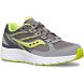 Saucony Cohesion 14 Lace Kids' Sneakers Grey / Yellow | Canada 844SGLO